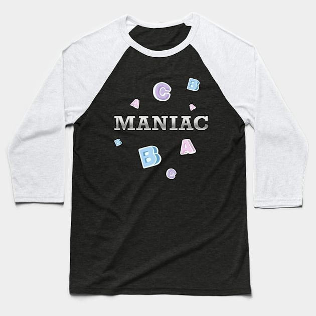 Maniac Netflix Pills Baseball T-Shirt by FlowrenceNick00